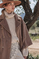 Marlene alpakkasekoitepooloneule, beige