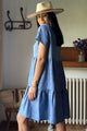 Adore pellavamekko, denim blue