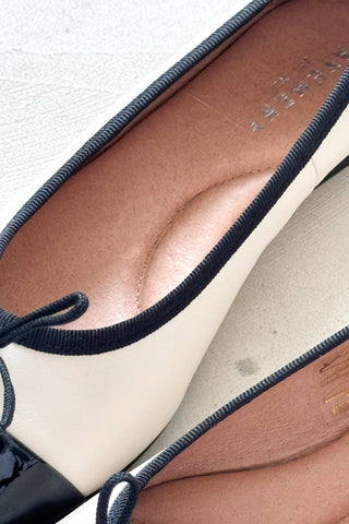 Lucy ballerinat, beige/musta