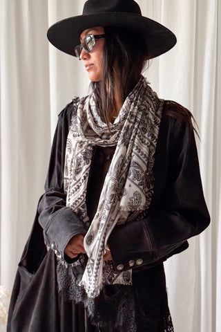 Bandana scarf, white