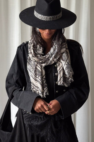 Bandana scarf, white