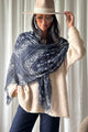 Bandanahuivi, denim blue