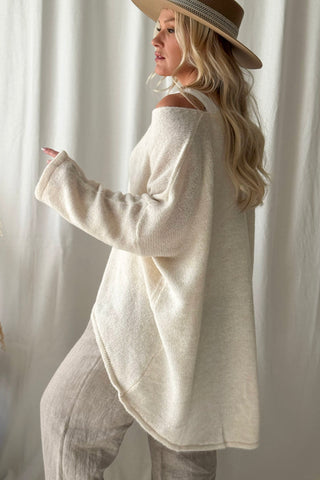 Blaire neule, luonnonvalkoinen