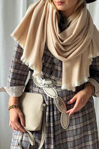 Boho belt, beige
