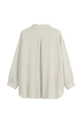Breezy linen shirt, sand