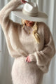 Bubble dream mohairneule, beige