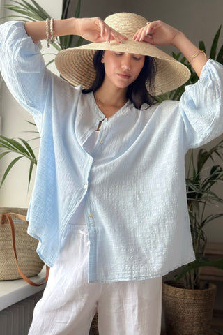 Chalky puuvillapaita, light blue
