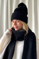 Chamonix alpakka beanie, musta