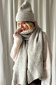 Chamonix alpakkahuivi, pearl grey
