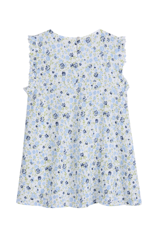 Chantel pellavatoppi, floral blue
