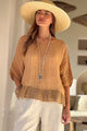Costa mesh pellavapaita, caramel