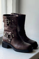 Cross low bootsit, chocolate