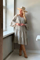 Daffodil linen dress, natural