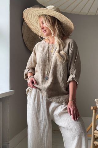Edell pellavapaita, cashmere