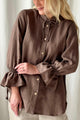 Ellitia linen shirt, coffee