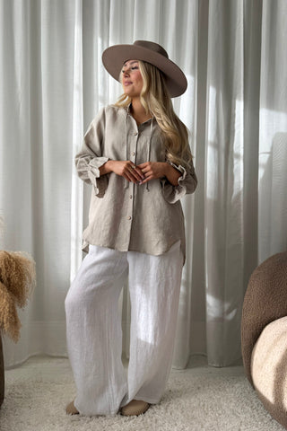 Ellitia linen shirt, natural