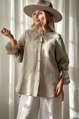 Ellitia linen shirt, natural