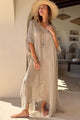 Esme mesh pellavakaftaani, cashmere