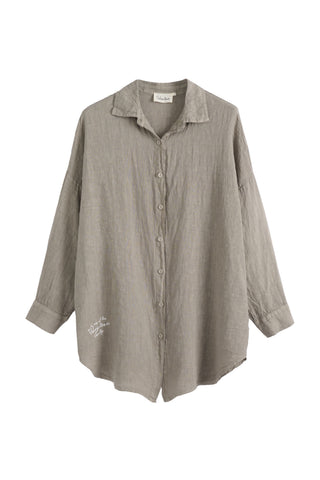 Everyday pellavapaita, taupe
