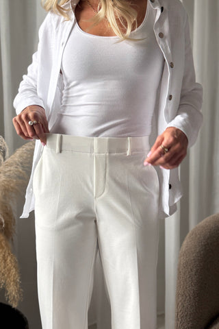 Fenja stretch pants long, cream