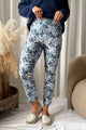 Fimi stretch housut, flower navy