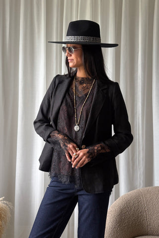Florence Lace pusero, musta