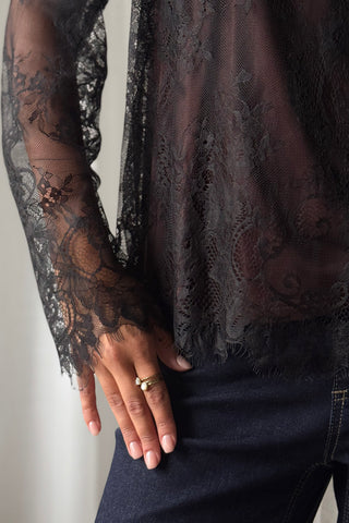 Florence Lace pusero, musta
