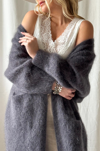 Forever in Love cardigan, thunder