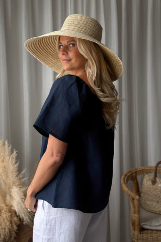 Galilea pellavapaita, navy