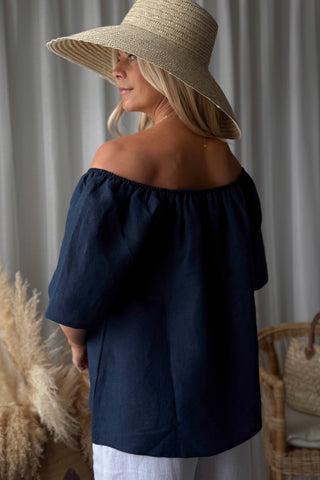 Galilea pellavapaita, navy