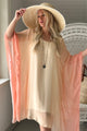 Golden Hour kaftaani, gradient peach