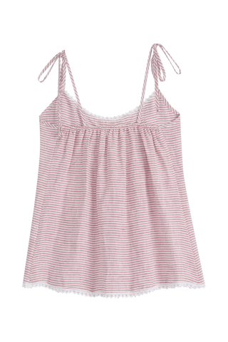 Hanko pellavatoppi, pink stripe