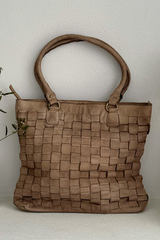 Helen olkalaukku, taupe antique