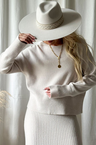 Honeybun neule, light beige