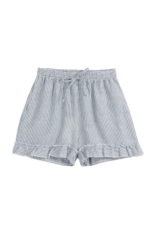 Isolde pellavashortsit, blue stripe