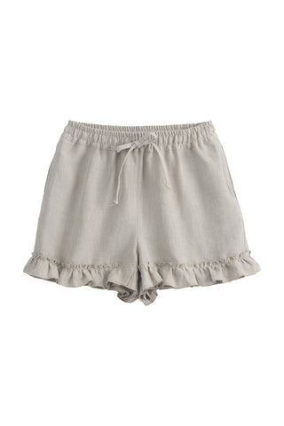Isolde linen shorts, natural
