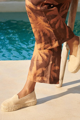 Hamptons espadrillot, champagne beige