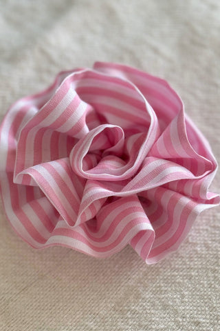 Flower rintaneula, pink stripe