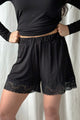 Bamboo Lace shortsit, musta