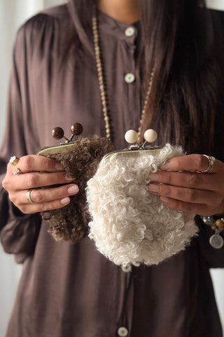 Livia pouch, dark brown