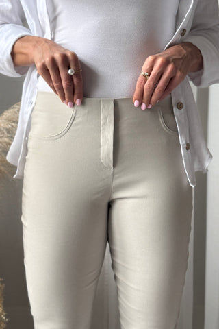 Loli stretch housut, beige
