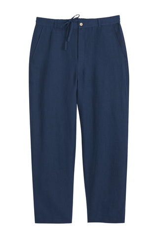 Loose pellavahousut, navy