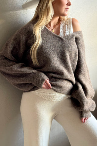 Lotta neule, taupe
