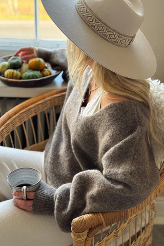 Lotta neule, taupe