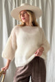 Love spell mohairneule, off white