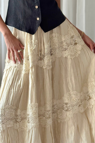 Lovely Lace hame, champagne