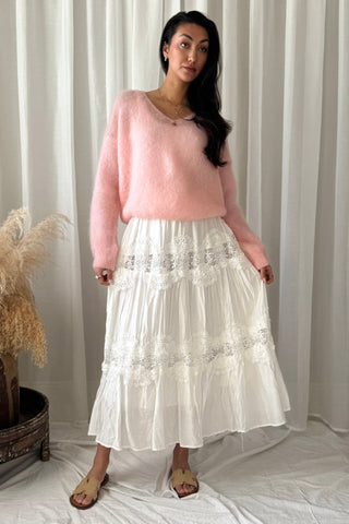 Lovely Lace hame, valkoinen