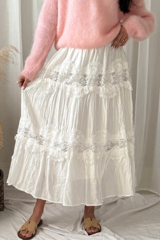 Lovely Lace hame, valkoinen