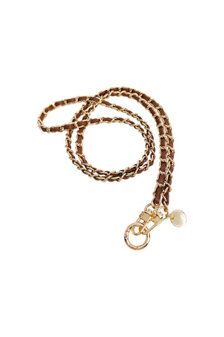 Dolores Phone Chain, brown/gold