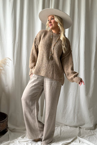 Marilee neule, caramel
